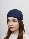 Шапка STETSON арт. 8821117 DOCKER DENIM SUSTAINABLE (темно-синий)